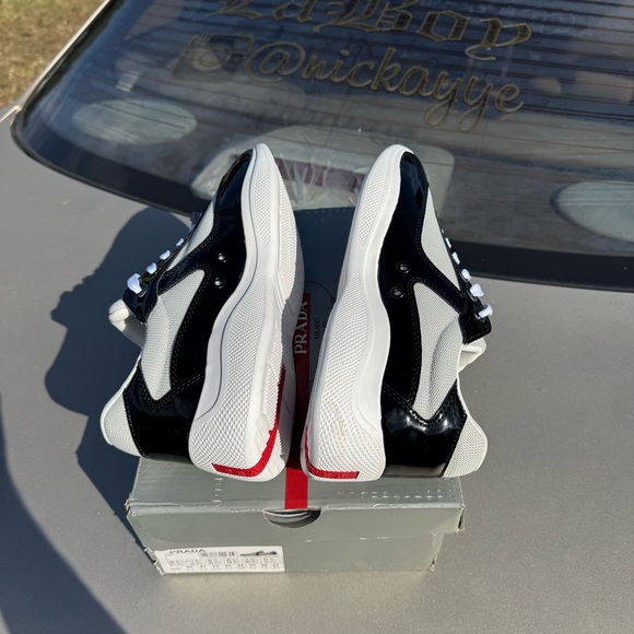 Prada Americas Cup Sneakers Size 9.5 Men 44 - Picture 5 of 9